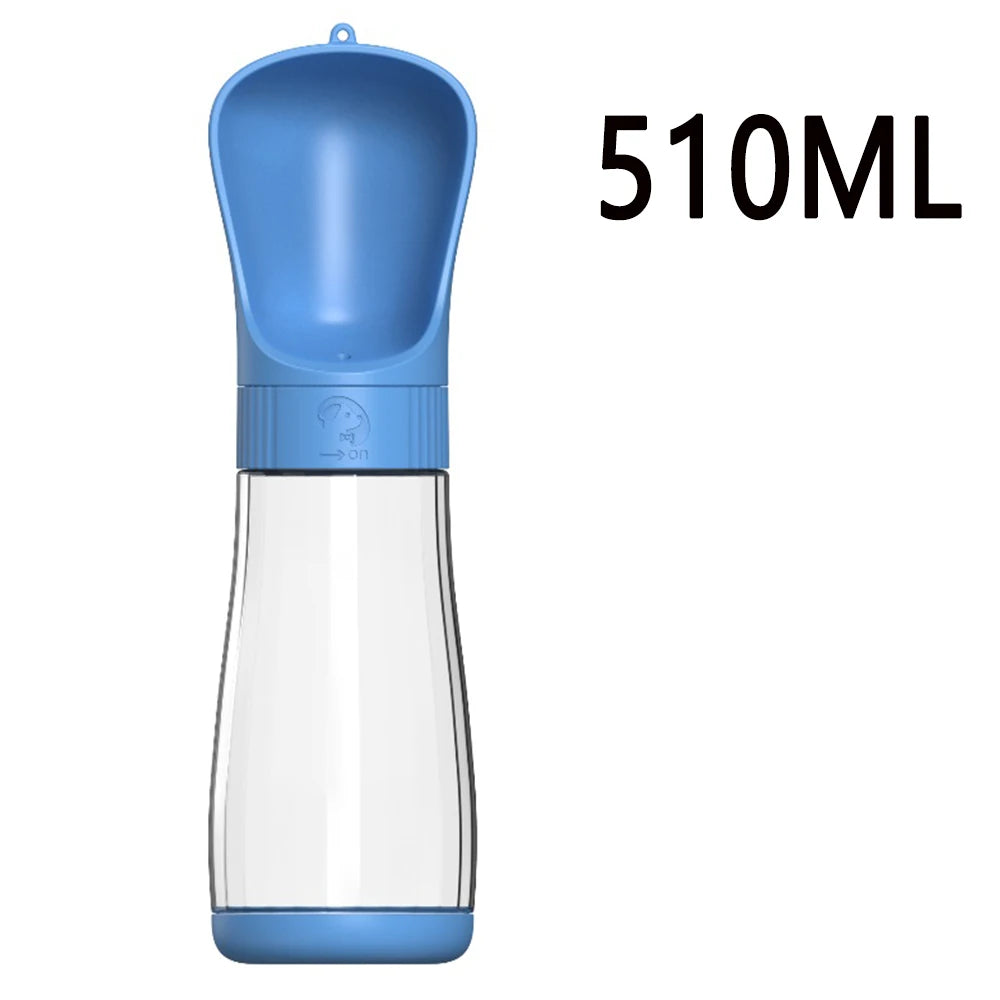 Portable Dog Water Bottle With a Drinking Bowl
