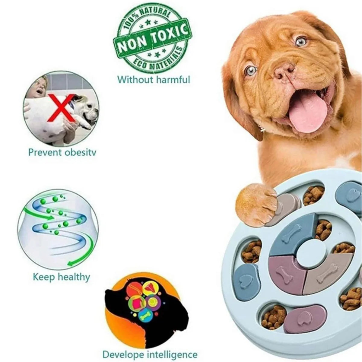Pet Puzzle Feeder Toy