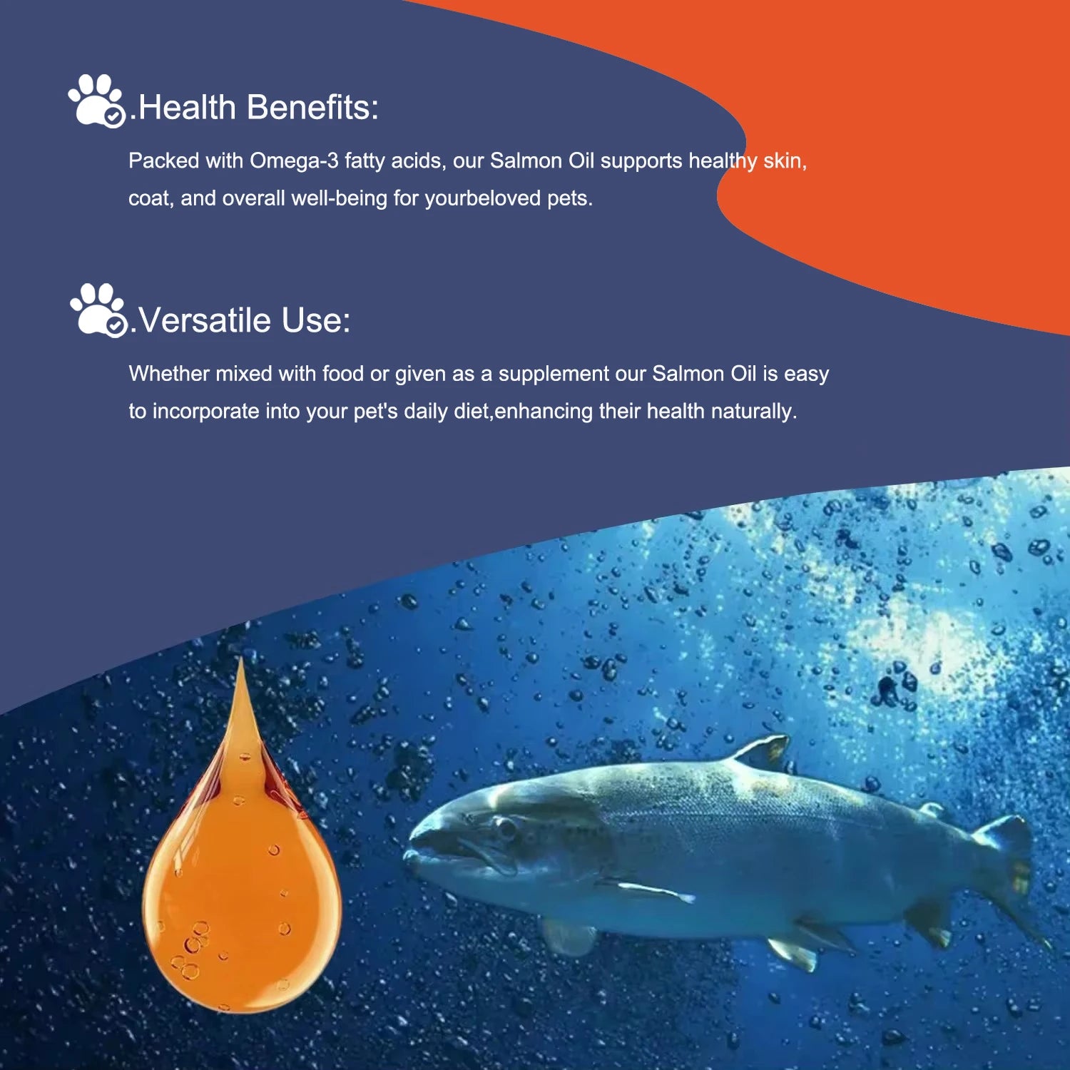 Natural Salmon Oil for Dogs & Cats