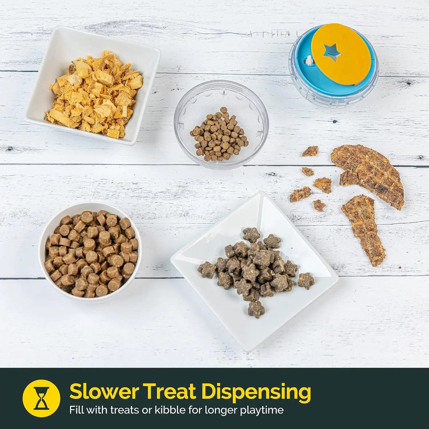 Interactive Food Dispensing Ball for Dogs