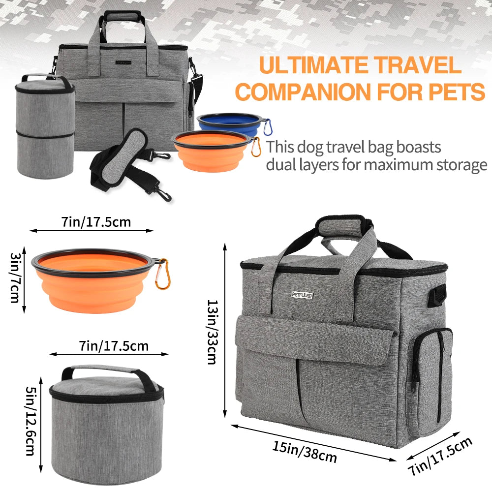 Dog Travel Organizer Tote