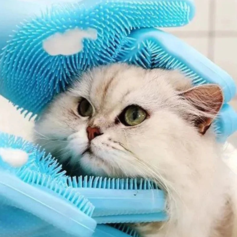 Dog & Cat Grooming Bath Gloves