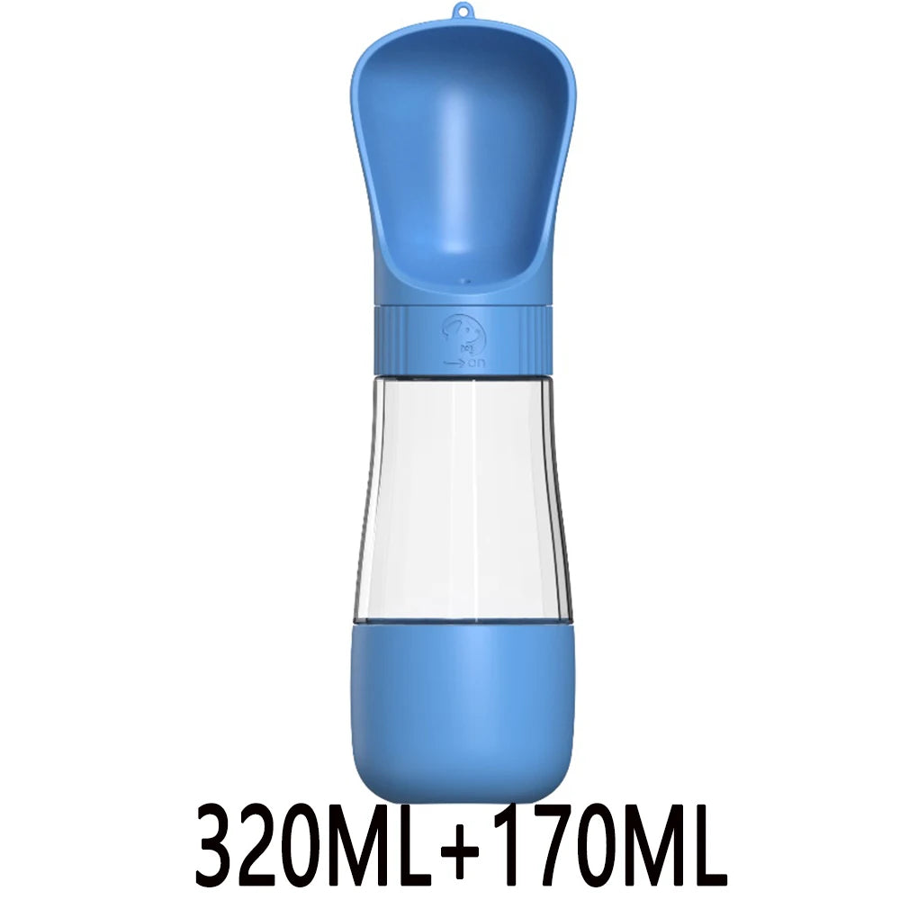 Portable Dog Water Bottle With a Drinking Bowl