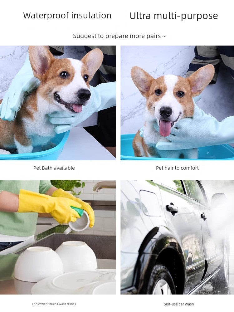 Pet Bathing Gloves