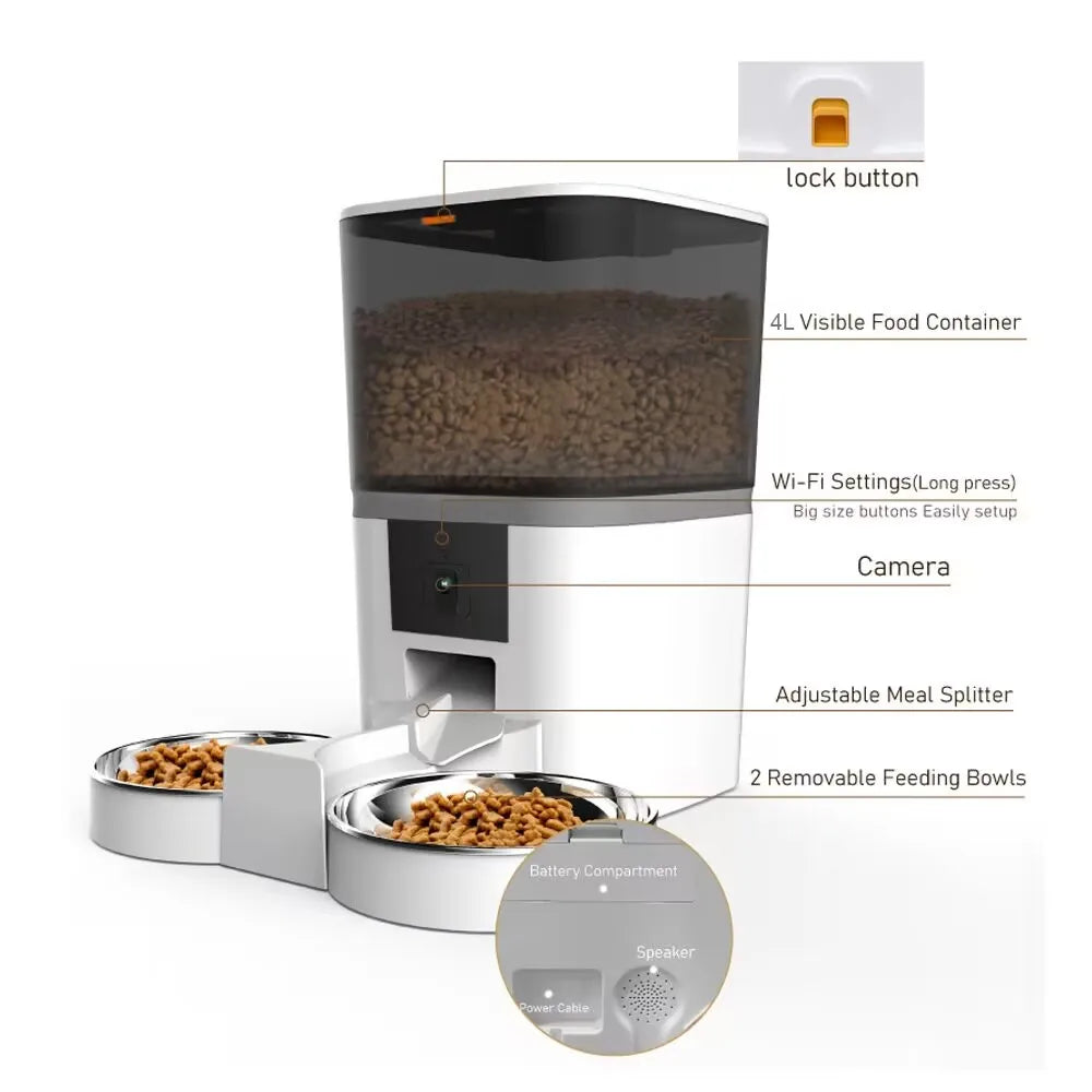 4L Automatic Pet Feeder
