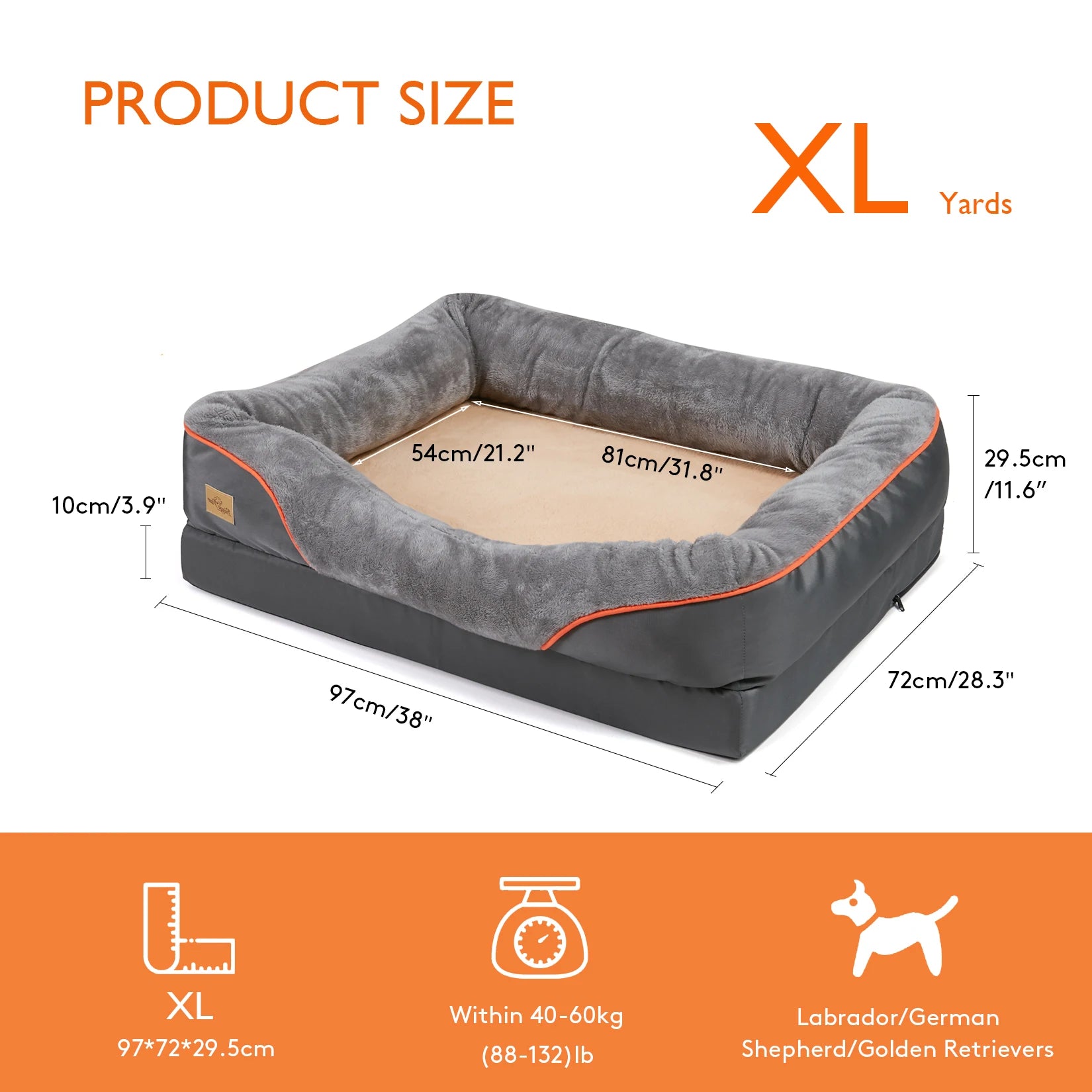 Large Soft Dog Bed