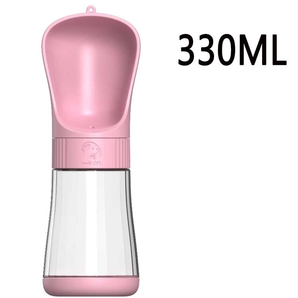 Portable Dog Water Bottle With a Drinking Bowl