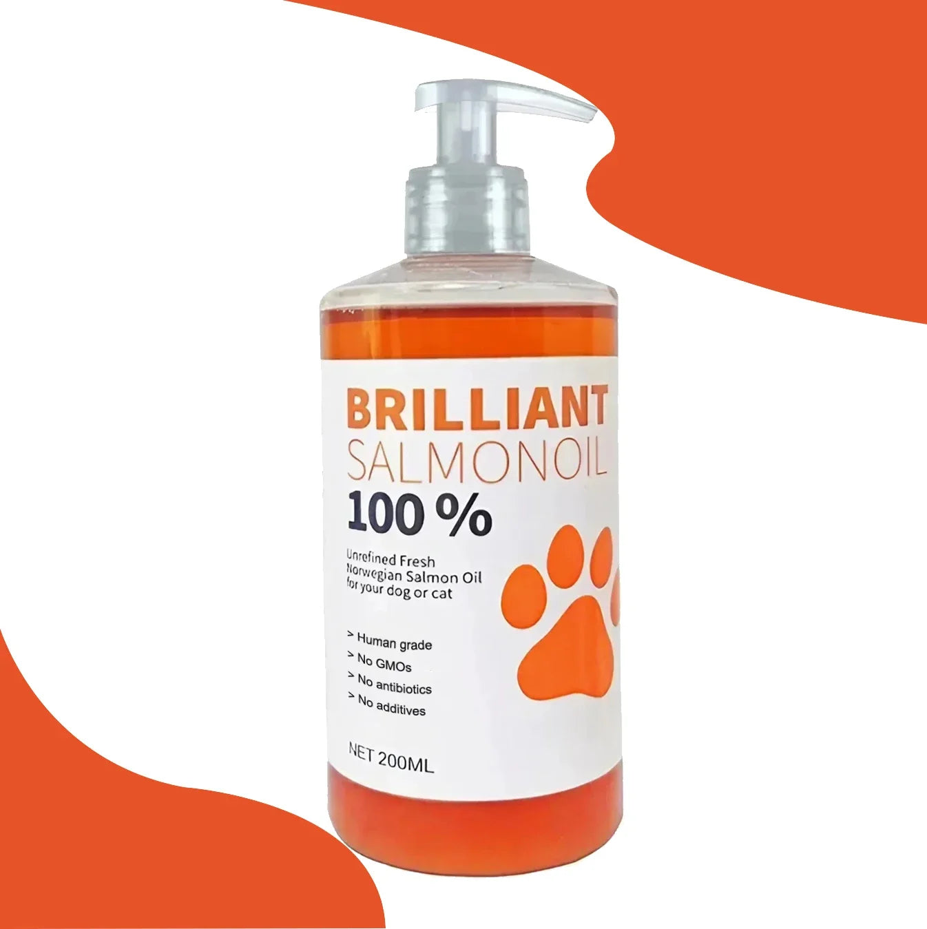 Natural Salmon Oil for Dogs & Cats