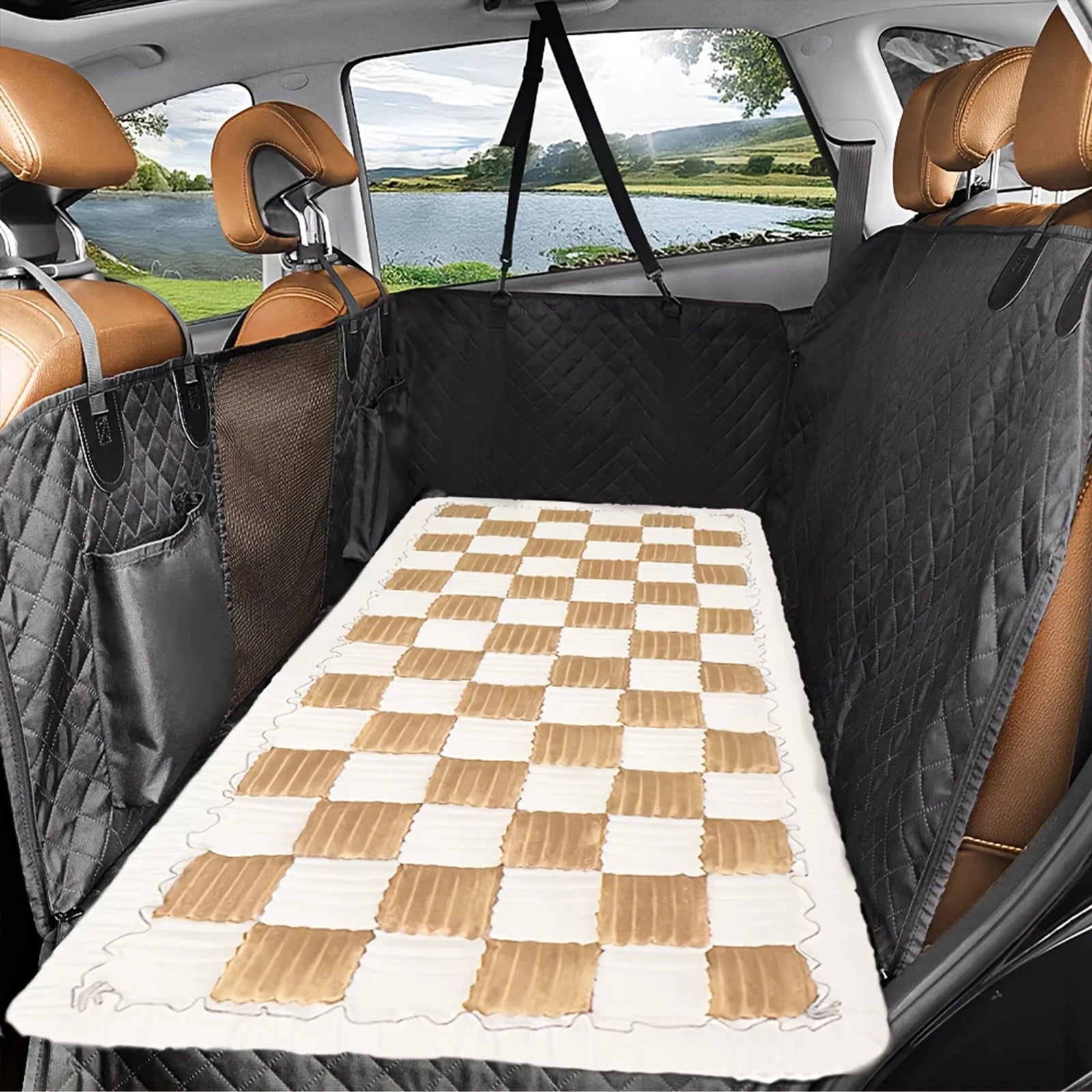 Warm Dog Bed Mat for Car Seat Cover