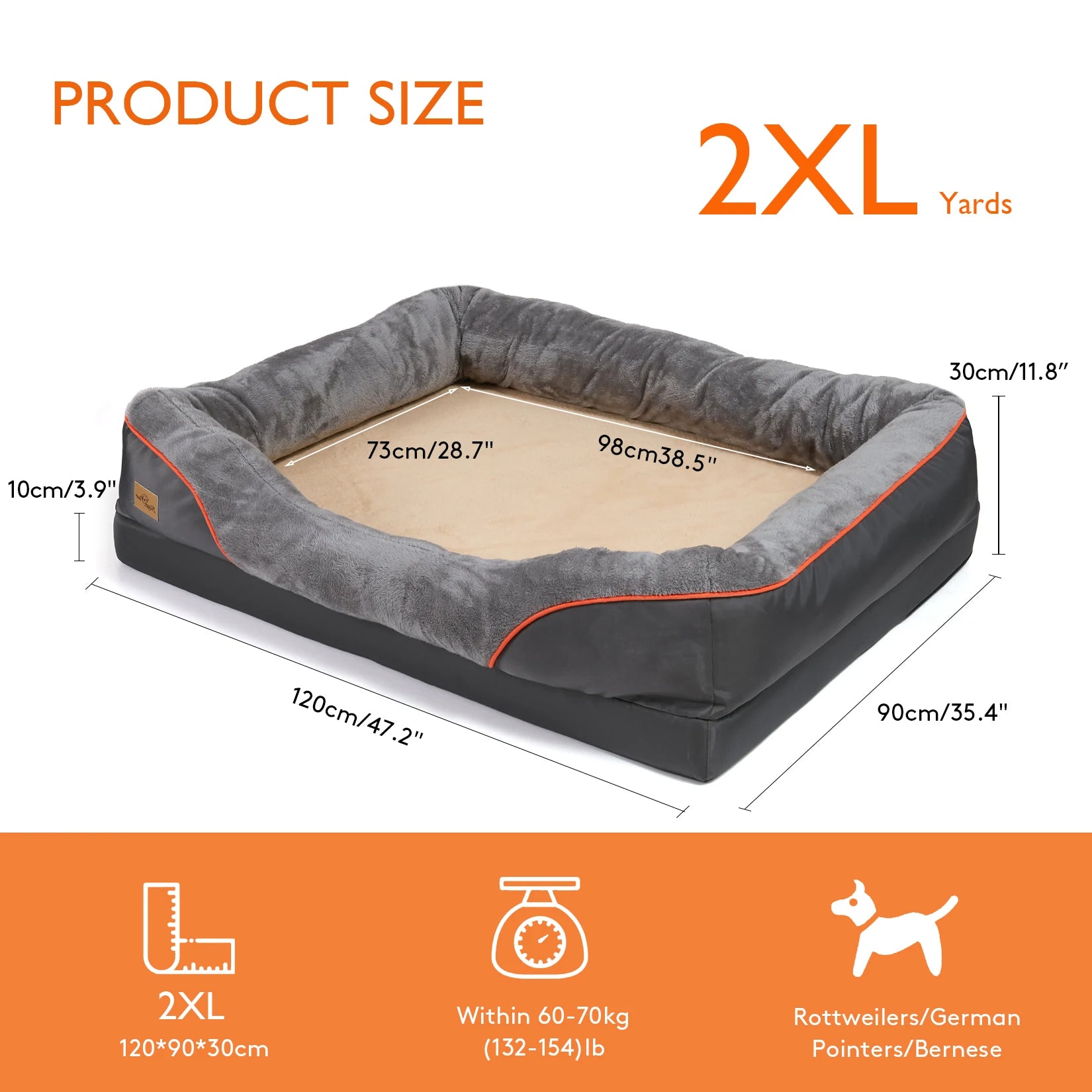 Large Soft Dog Bed