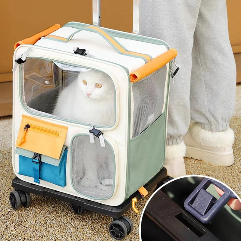HOOPET Travel Trolley Bag with Wheels