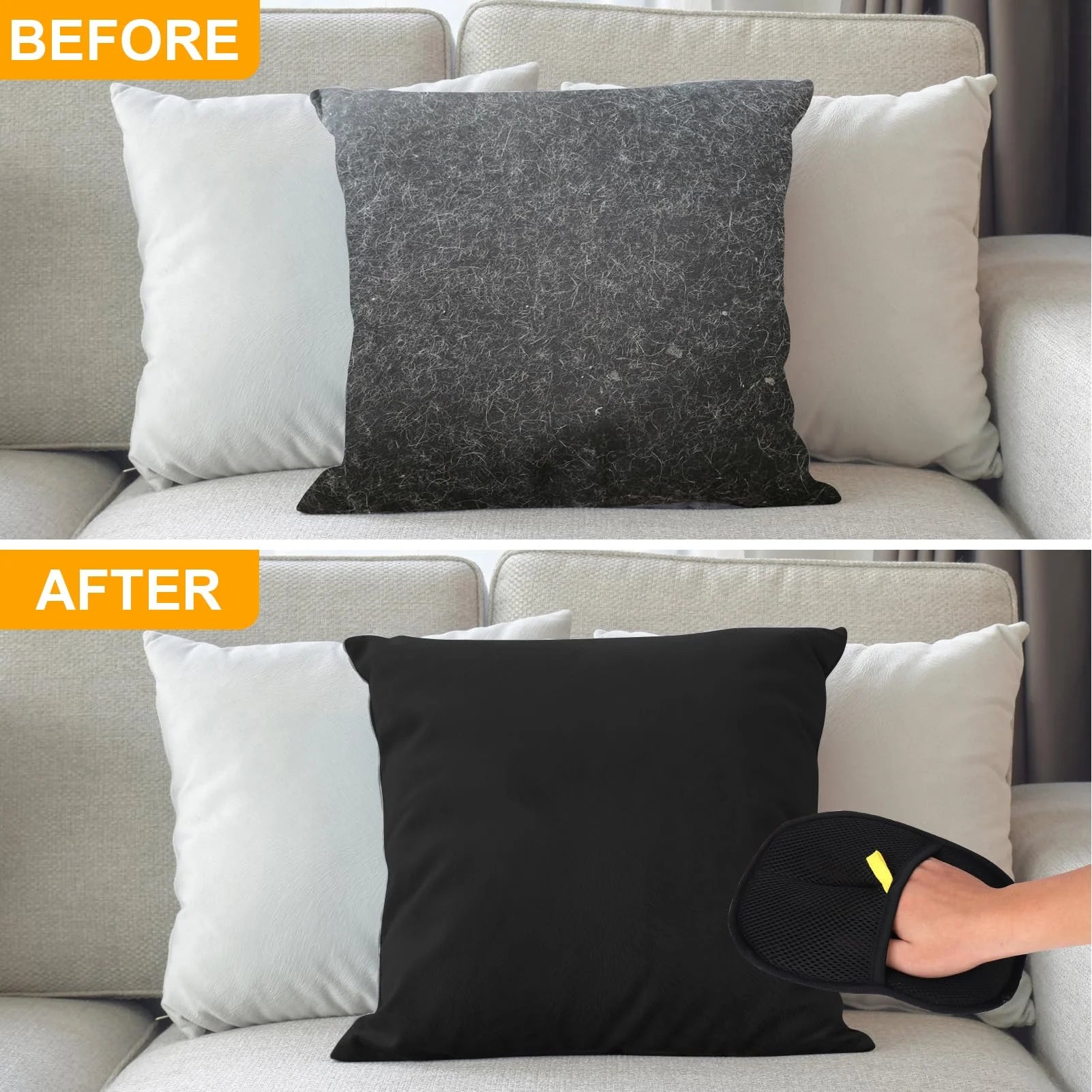 Effective fur removal glove