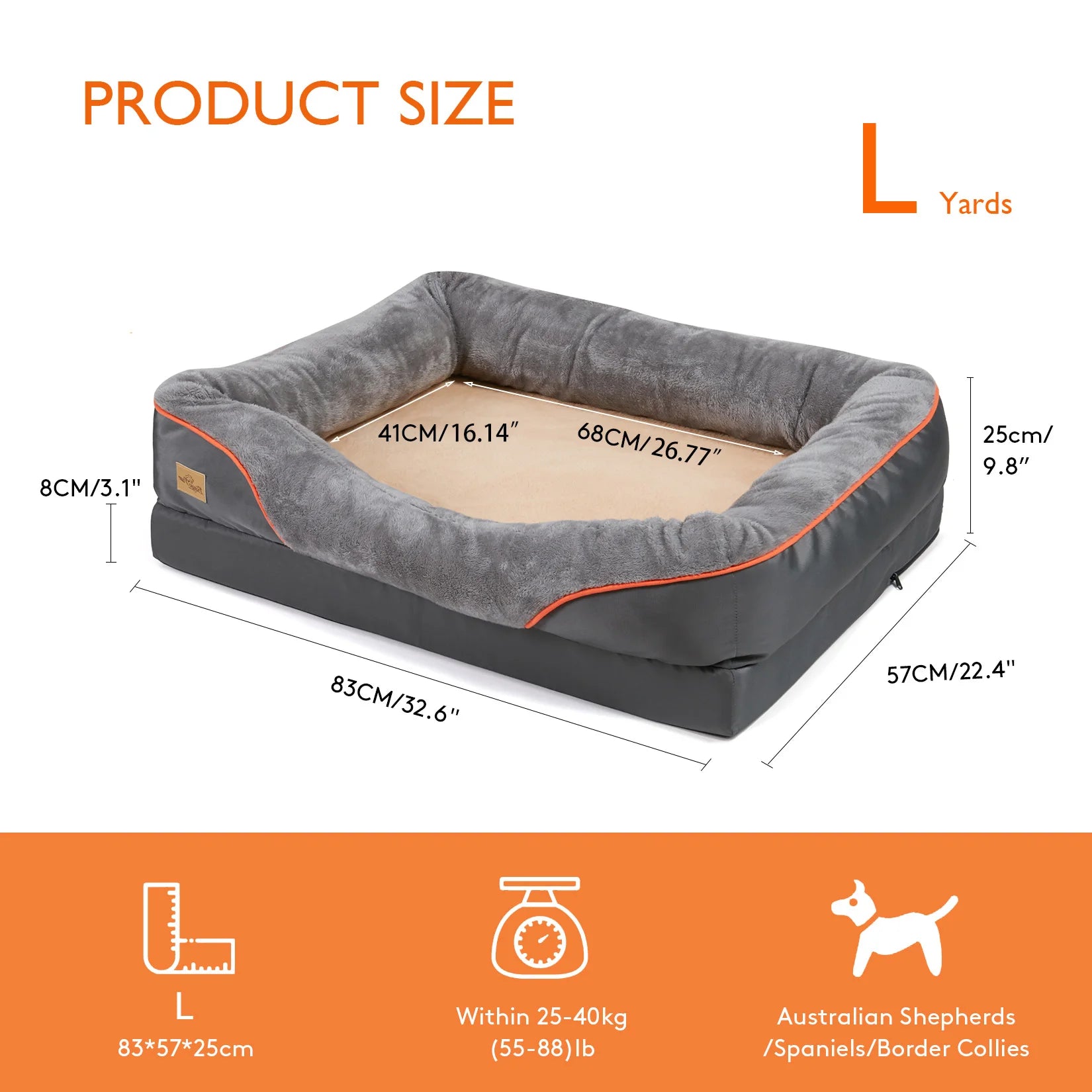 Large Soft Dog Bed